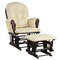 Baby Nursery Relax Rocker Rocking Chair Glider And Ottoman Set W/ Cushion